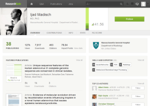 Perfil en Researchgate