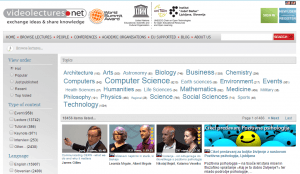 Videolectures repositorio videos