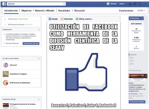 Uso de facebook para la difusión científica