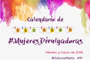 Calendario de #MujeresDivulgadoras