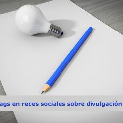 Etiquetas rrss proyectos de divulgación